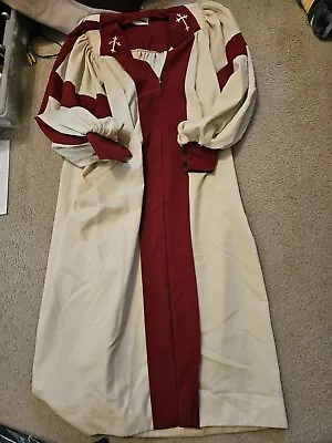 Vintage 80's-90's Murphy's Robe Red White Clergy Religious Choir Robe Used • $49.75