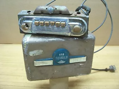 Vintage Motorola 608 6952 Car Radio 1940 1941 1942 Buick Model 40 Roadmaster • $74.99