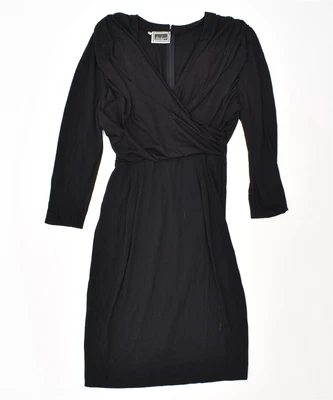 £11.31 • Buy LUISA SPAGNOLI Womens A-Line Skirt IT 46 Large Black JS08