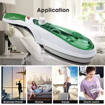 Portable Travel Hand Held Clothes Garment Steamer Upright Iron 1000W Fast Heat • £15.09