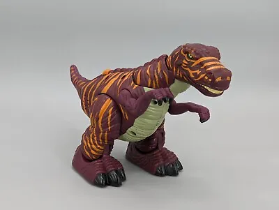 Mattel 2006 Imaginext Walking Talking T-Rex Dinosaur Purple K6687 Works • $12