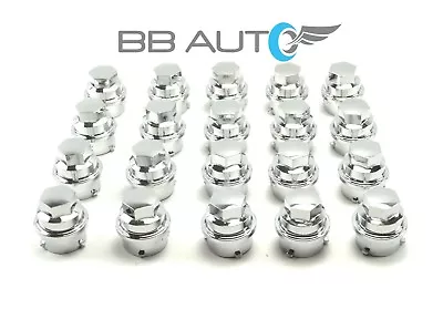 20 Chrome Lug Nut Covers Caps Chevrolet Camaro Corvette Monte Carlo Impala New • $39.95