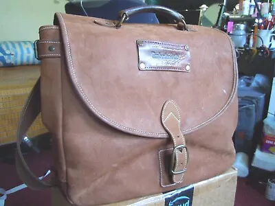 $149 • Buy  VTG Village Timberland  Brown Saddle Leather Large Back Pack 4
