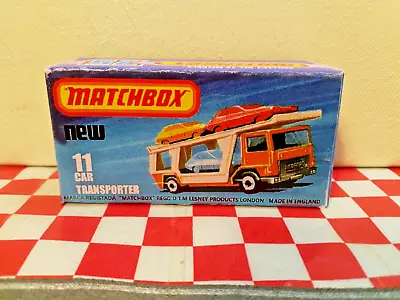 Matchbox Lesney Superfast Car Transporter Truck No11 EMPTY Repro Box NO CAR • $7.50