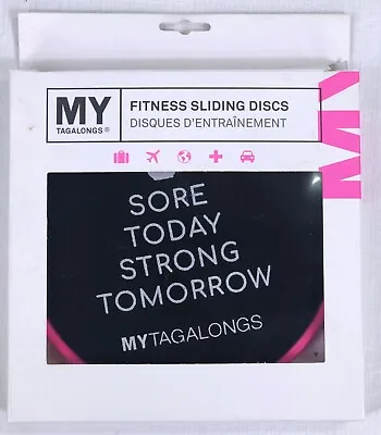 Fitness Sliding Gliding Discs Set Of 2 Exercise Core Sliders Workout MyTagalongs • $6.95