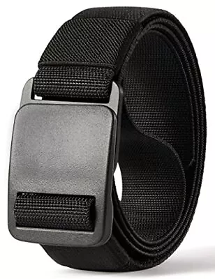 Papaanils Mens Elastic Belt CasualGolf Belts For Men StretchBlack Belt Men • $16.99