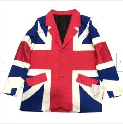 Union Jack Blazer British Flag Coat Style Jacket Townshend Madcap England Mod • £113.99