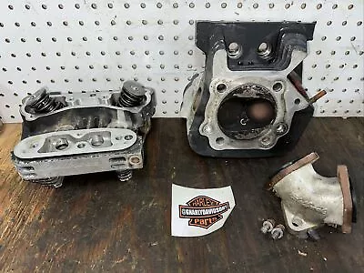 Edelbrock Performer Rpm 1200 Harley Sportster Heads XL 1200 Evo W/ Manifold 685 • $900