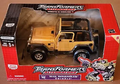 Hasbro Transformers Alternators: Jeep Wrangler Rollbar Vehicle Action Figure • $65