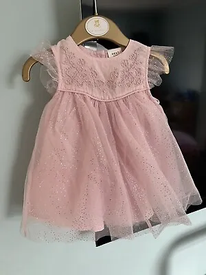 Next Baby Girl Dress And Shoes 0-3 Months • £13