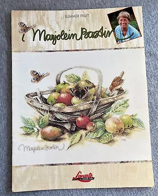 Marjolein Bastin Summer Fruit Cross Stitch #3169 Pattern/Chart ONLY Lanarte • $11.99