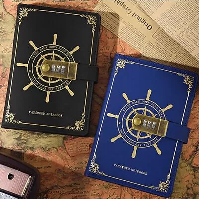 PU Leather Diary With Lock Refillable Locked Journal  Girls • $24.02