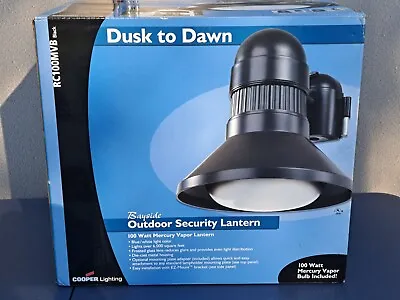 Cooper Bayside Dusk To Dawn 100 WT Mercury Vapor Outdoor Light Fixture RC100MVB • $54.55