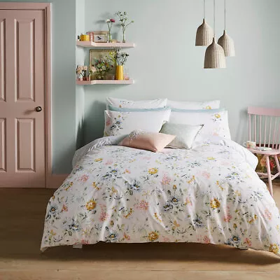 £14 • Buy Cath Kidston Pembroke Rose Bedding Duvet Cover 100% Cotton Bedding Set 200 TC