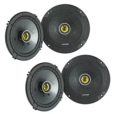 4) Kicker 46CSC65 CS Series 6.5  600W RMS 2-Way Coaxial Car Audio Speakers • $159.98