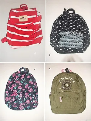 Hollister Women Small Handbag Backpack Bookbag Laptop Satchel New Schoolbag  • £28.49