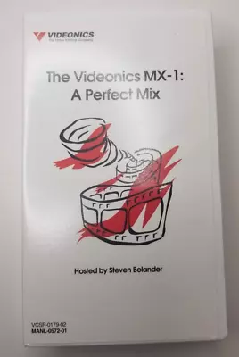 The Videonics MX-1: A Perfect Mix VHS • $59.99