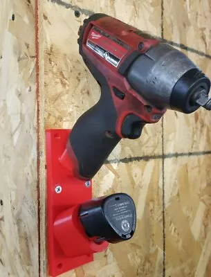 Fits Milwaukee M12 Tool And Battery Holder Mount Red 1 Organizer • $16.99