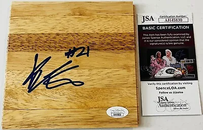 Karter Knox Signed 6x6 Parquet Floorboard Nba Basketball Overtime Elite Jsa Coa • $40.99