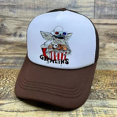 Gremlins Mens Trucker Hat Purple Snapback 80s Comedy Horror Rare Logo Ball Cap • $19.99