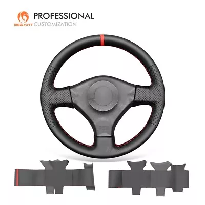 MEWANT Real Leather Steering Wheel Cover For Nissan Skyline GT-R R34 200SX S15 • $58.22