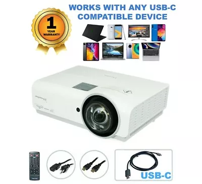 USB-C Professional Streaming Bundle - Promethean PRM-45V1 DLP Projector • $194.73