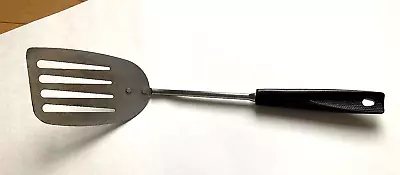 Vintage EKCO Spatula Slotted Long Handle Angled Blade Black Nylon Handle USA • $19.90