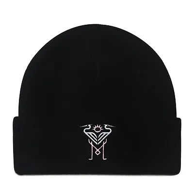 Mitchell & Ness Inter Miami CF Cuff Knit Beanie Hat Skullies Black/Light Pink • $34.90