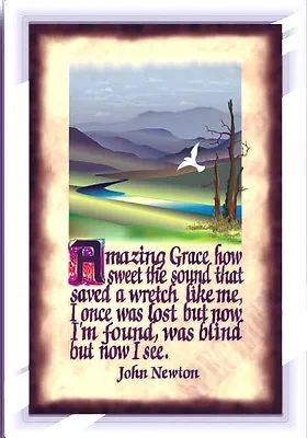 Menorah Magnet - Amazing Grace.. - FMG420 IDEAL SCHOOL GIFT ITEM • £1.65