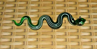 Vintage Murano Art Glass Snake Figurine Ornament • £9.99