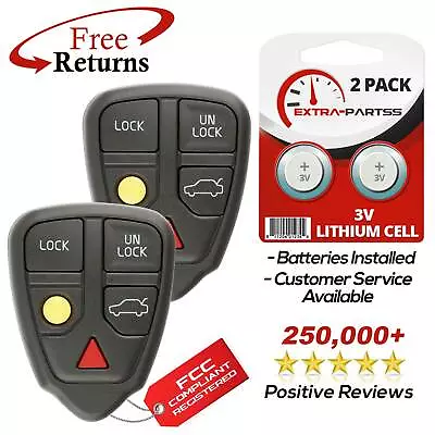 2 Remote Key Fob For 2000 2001 2002 2003 Volvo V70 • $39.95