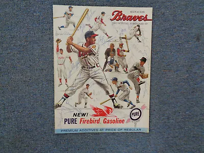 Milwaukee Braves Official Scorecard VS Los Angeles Dodgers 1962 • $157