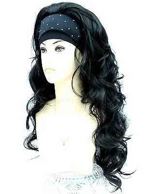 Premium Half Wig 3/4 Wig Fall  Black Brown Blonde Wigs Forever Young UK • £15.99