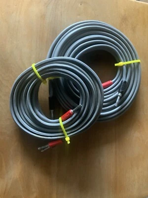 £65 • Buy LINN K20  Speaker Cable - Pair  4.0 Metre And 3.0 Metre Terminated
