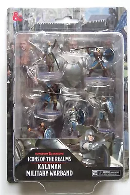 KALAMAN MILITARY WARBAND ~ D&D Icons Of Realms Pack 6 Miniature Knight Soldier • $37.98