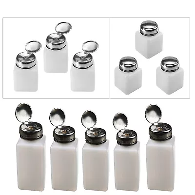 £5.89 • Buy 120/180/200/250ml Alcohol Liquid Nail Press Pumping Dispenser Remover Bottle