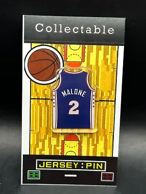 Philadelphia 76ers Moses Malone Jersey Lapel Pin-Classic RETRO Collectable • $10.80