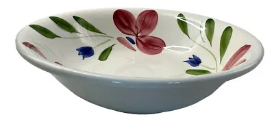 Maxam Large Bowl  Hand Painted Floral Flowers Made In Italy Vintage • $24.99
