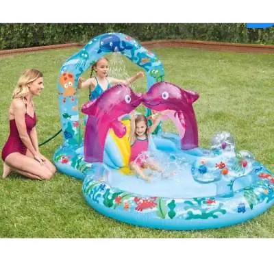 Intex Dolphin Playcentre Lounge Pool Summer Outdoor Paddling Pool **NEW* • £56.95