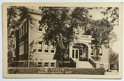 1923 NJ Postcard Manasquan New Jersey High School Building Sepia Monmouth County • $8.99