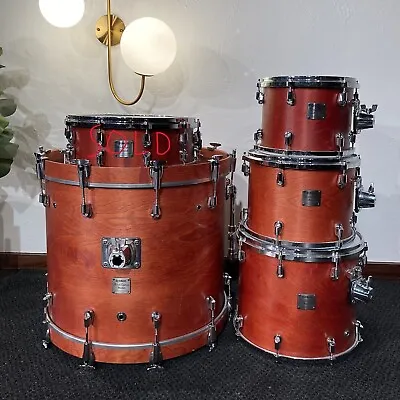 Yamaha Birch Custom Absolute Drum Set W-Protection Racket Cases • $2249