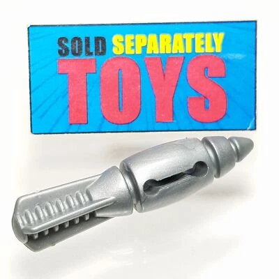 $3.19 • Buy Vtg GI Joe 1989 Mudd Fighter Silver BOMB Missile Rocket Weapon Accessory Part