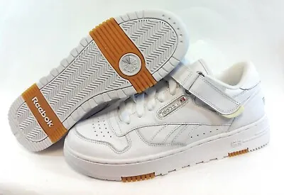 Mens Reebok Classic Leather BB Low Strap White Vintage Deadstock Sneakers Shoes • $119.99