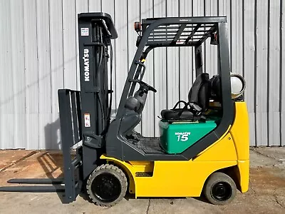 Reconditioned 3000lb Komatsu Fg15sht-20 Forklift With Non Marking Cushion Tires • $13950