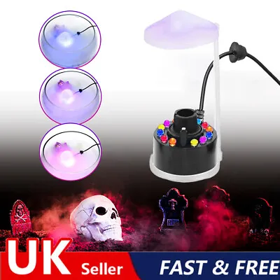 12 LED Light Ultrasonic Mist Maker Fogger Water Fountain Pond Atomizer DIY • £9.99