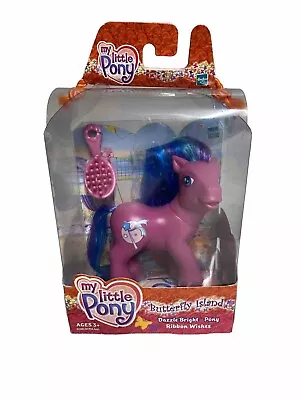My Little Pony G3 Ribbon Wishes Dazzle Bright Pony Set Butterfly Island 2005 New • $19.99