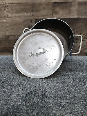 Vintage Commercial Aluminum Cookware Toledo Ohio 11x4  Retro Pot & 311c Lid • $29.99