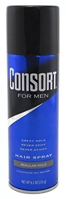 Consort For Men Hair Spray Regular Hold 8.3 Oz (Pack Of 6) • $58.90