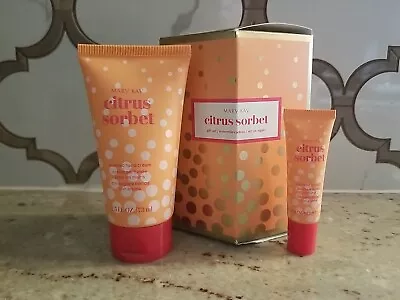 Mary Kay Scented Hand Cream And Lip Balm 2pc Gift Set Citrus Sorbet • $6.29