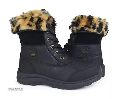 UGG Adirondack III Panther Butterscotch Leather Fur Boots Womens Size 7 *NEW* • $156.70